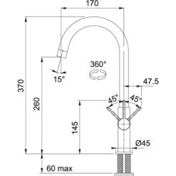 Franke Colonnes - Set G165, évier En Fragranit MRG 611-62 Et Mitigeur FP 0408.031, Noir Mat / Chrome 114.0650.567 -Franke Soldes 2025 bb77615578950dda0c20a919