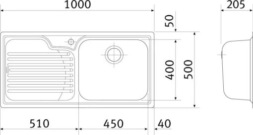 Franke Galassia - Évier En Inox GAX 611/7, 1000x500 Mm 101.0120.145 -Franke Soldes 2025 f8eab4694538d845a491c019